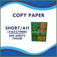 🅷 ➣ Smartist Copy Paper | Bond Paper - Short / Long / A4 (500 sheets)