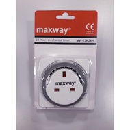 Maxway 24 Hour 3 Pin Plug In Timer Switch Socket (SIRIM)