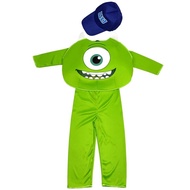 Betterservice  3pcs/set Kids Funny Mike Wazowski Cosplay Dress Up Halloween Purim Costume Childrens 