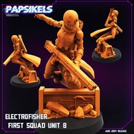 Electrofisher First Squad Unit [8]-Blame-Humanoid Human/32mm scale 3D printed miniature PSK