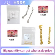 2Pcs/Pack Orthodontic Dental Mesh Base Lingual Button Chain