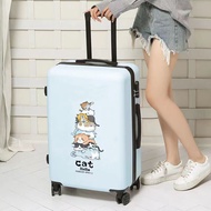 กระเป๋าเดินทาง20/24นิ้ว luggage bag suitcase 4ล้อหมุนได้ 360 องศา นิ้วลายการ์ตูน suitcase 20/24 inch