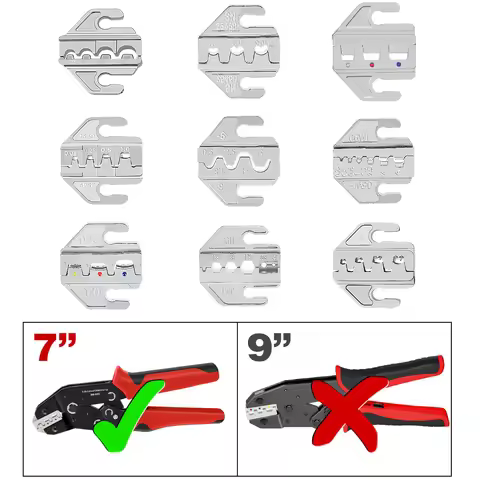 SN Crimping Tool Pliers Crimp Jaw Set,4mm slot jaws,SN-48B/58B/02C/2546B/2549 /06/02H/-6/06WF/03H,us