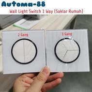 TOMBOL Inbow Home Light Switch 2 3 4 Gang 1 way way minimalist round button - 1 button GRD99