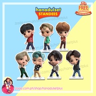 Bts Characters  Standee | Dynamite Version 2  | Kpop standee | cake topper ♥ hdsph [ 2.5 inches only ] set - 7pcs