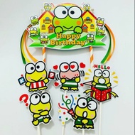 Keropi Birthday Cake Topper / Birthday Cake Decoration / Birthday Cake Topper / Cake Topper
