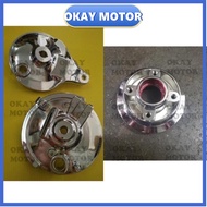 honda 70 cub c70 gbo gboj fame chrome tutup hub cover hub sprocket FRONT & REAR HUB PANEL KROM Brek 