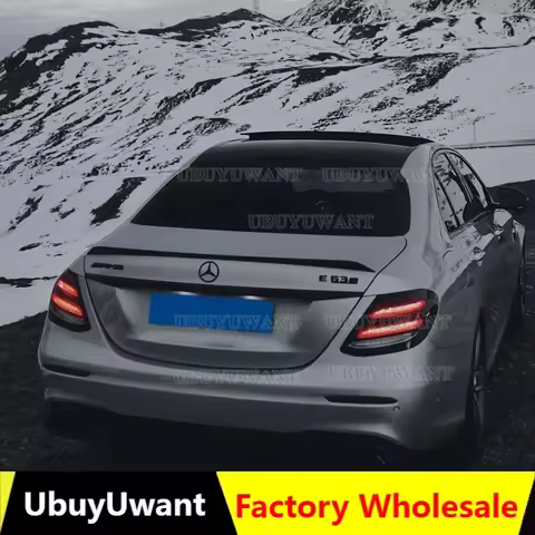 For BENZ W213 Spoiler 2016 2017 2018 2019-21 E-class E200 E300 E320 E63 Spoiler High Quality ABS Car