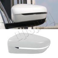 White Left Side Car Rearview Mirror Cap Cover For BMW G30 G20 G11 G12 2017-2020