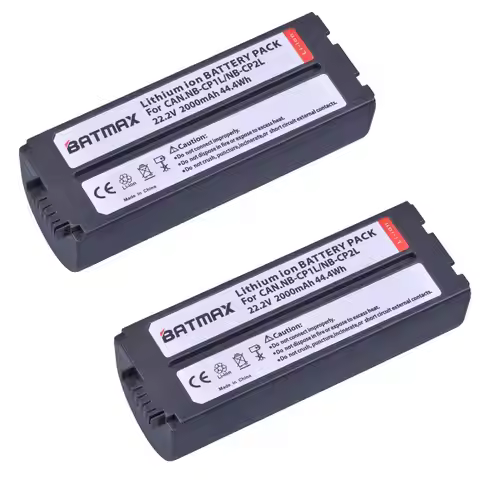 Batmax 2000mAh NB-CP2L NB CP1L NB-CP2LH Battery for Canon Photo Printers SELPHY CP1500,CP800,CP900,C