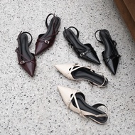 [DEAR SOLE] EDEN LOW HEELS | WOMEN'S OFFICE HEELS | HEELS 1CM