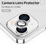 Rear Camera Lens Protector Case Crystal Stone Metal Ring Tempered Glass Cover Stickers For iPhone 13 Mini 14 11 12 13 15 Pro Max