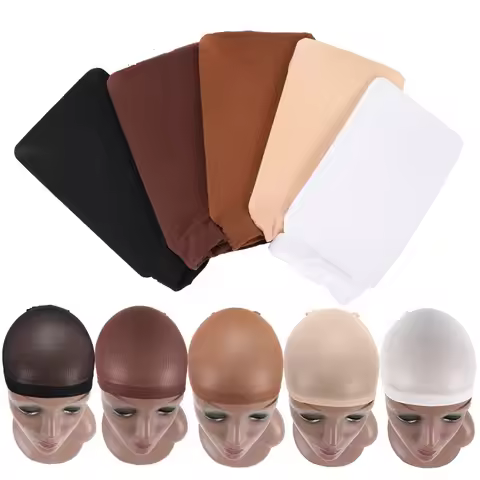 24 PCS (12 packs) wig cap nylon mesh wig mesh fashionable stretchable hair mesh 2 pieces/pack socks 
