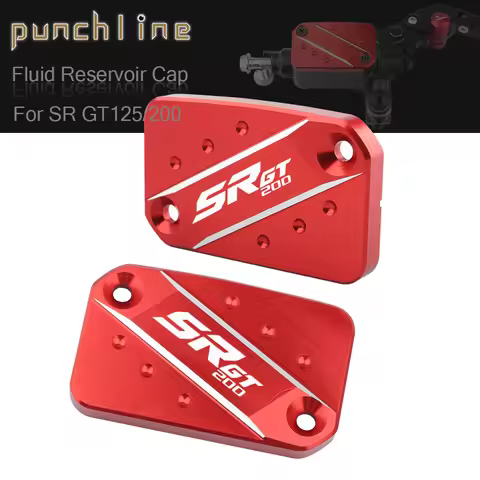 Fit SR GT200 SR GT 125 200 SR GT125 2022-2024 Front Brake Fluid Cylinder Master Reservoir Cover Cap