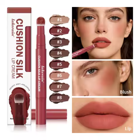 Cushion Kiss Lip Cream Lip Stain Lip Powder Cream Air Cushion Lip Cream Matte Lip Glaze Mouth Red Li