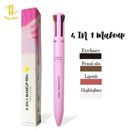 TINO TINO 4IN1 Make Up Pen Touch Up Pen Makeup Eyeliner/Brow Liner/Lip Liner dan Highlighter Tahan L