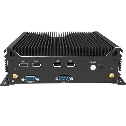 New Intel I7 12th 1255U 13th 1355U 6xCOM RS232 Industrial Fanless Mini PC I7 1165G7 I5 1235U HD VGA 