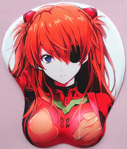 Free Shipping 3D wristbands/anime beauty/chest mouse pad beauty of the mouse pad EVA - Q version of 