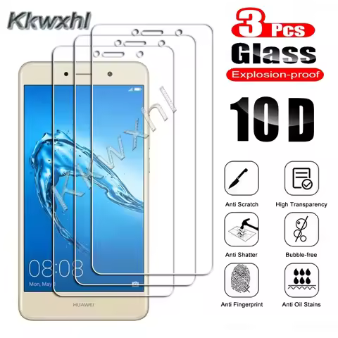 3PCS Tempered Glass For Huawei Y3 Y5 Y6 Pro 2017 Prime GR5 P8 P9 Lite Honor 8 6X 6C 5C 5A 6A Protect