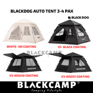 Blackdog Automatic Tent Large 3-4P Rainproof PU2000mm UPF40+ Outdoor Khemah