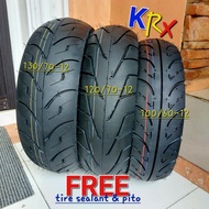 KRX MOTOR TIRE TUBELESS 130/70-12, 120/70-12, 100/60-12, 90/90-12