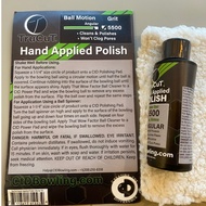TruCuT Hand Applied Bowling Ball Polish Kit (TruCuT 4oz + Dedicated Policing Pad)