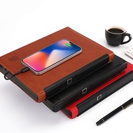 Notebook Binder Binder Binder Power Detachable Business Combination Lock Charging Notebook Fingerpri