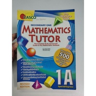[BB] [Used] Casco Secondary 1 Mathematics Tutor 1A Special/Express (Nonfiction > Revision / Maths)