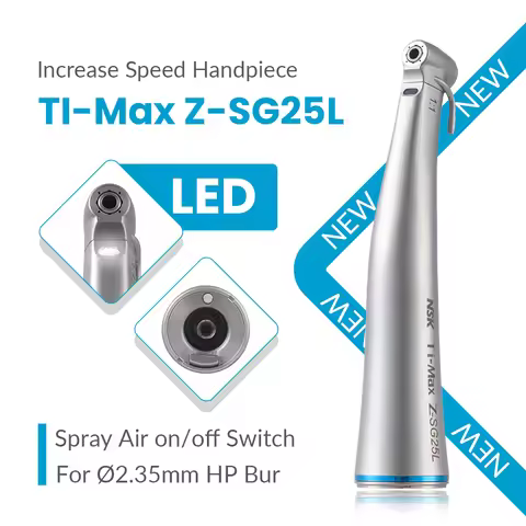 NSK Dental 1:1 Low Speed Handpiece Fit KAVO E15L E20L E Type Motor Dentistry LED Optic Fiber Contra 