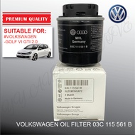 ORI NEW VOLKSWAGEN 03C115561B OIL FILTER AUDI FOR VOLKSWAGEN GOLF VI GTI 2.0
