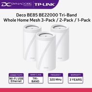 【24-Hr Delivery*】TP-Link Deco BE85 BE22000 Tri-Band Whole Home Mesh WiFi 7 System 3-Pack / 2-Pack / 1-Pack