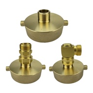 [GO]Fire Hydrant Hose Adapter 2-1/2 NST/NH Female 3/4 GHT Male Connect Garden Hose