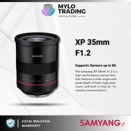 Samyang XP 35mm f/1.2 Manual Focus Lens for Canon EF