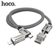 [Lựa Chọn 2021 HOCO] Cáp Sạc Nhanh HOCO 4 Trong 1 60W PD Micro Usb Sang Lightning Cáp Micro Usb Sang