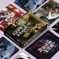 55pcs Manga Manhwa Run Wild Laser Holographic Lomo Cards Fake Slackers Solo Leveling Photocards I Be