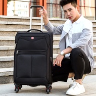 S-🥨Swiss Army Knife Luggage Oxford Cloth Luggage20Student Password Suitcase Men's and Women's Suitcase Large Capacity Su