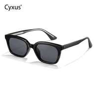 Cyxus Narrow Frame Retro Rectangle Sunglasses Polarized Sunglasses For Women Or Men Uv400 Anti Glare