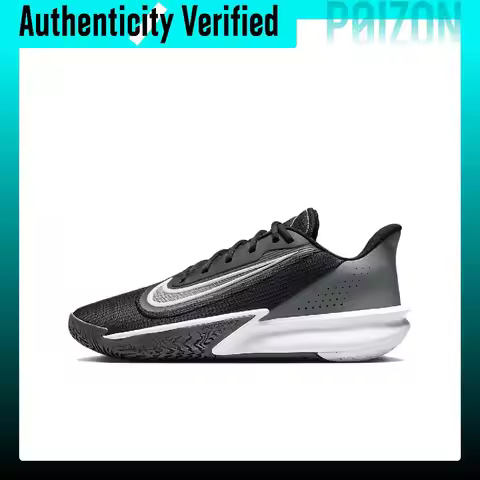 Nike Precision 7 Comfortable Low top Basketball Shoes Men's Black Gray FN4322-005