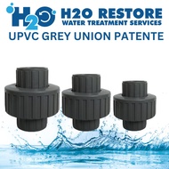 Union Patente UPVC Grey Fittings Different Variation Size for your needs use for water refilling sta