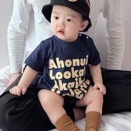 Baby Onesie Summer Clothes Korean Version Baby Boy Baby Onesie Summer Thin Style Baby Boy Full Month