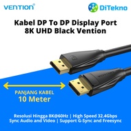 Vention 10 Meter 8K UHD Resolution Black Display Port DP Cable