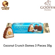 Godiva Coconut Crunch Domes 3 Pieces 30g (Made in EU)