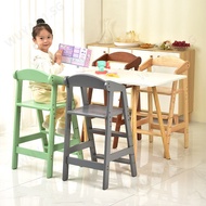 Baby High Chair Baby Dining Chair Solid Wood Baby Chair Adjustable Kids Chair