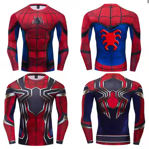Superhero Spider-Man Tights Cosplay Costume Ant-Man Ron Black Panther Man Mark Armor Series Quick-Dr