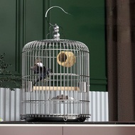 【In Stock】Stainless Steel Bird Cage Super Large Eight Brother Thrush Brother Special Bird Cage Budge