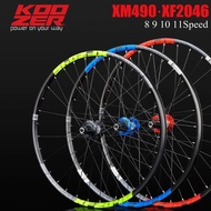 ⚖KOOZER XF2046 rim MTB Mountain Bike Wheelset 26/27.5/29er inch 72 Ring 4 Bearing Thru or QR Whe ☃☭