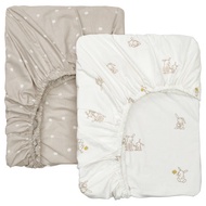 (2 Pcs) LEN Soft Cotton Baby Cot Bedsheet 60x120cm Cadar Baby Cot