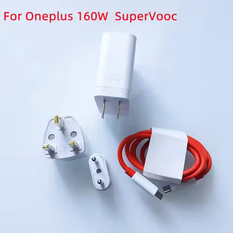 Oneplus 160W EU US UK Charger Fast SuperVooc 10A USB C To USB C PD Cable For 1+15 12 11 10 Ace 6 5 2