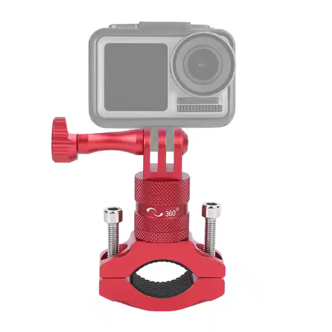 For GoPro Action Camera Aluminium Alloy Bike Mount Fixed Support 360 Degree Clamp For GoPro Bike Fix