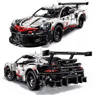 LEGO Compatible with LEGO technology mechanical group Porsche 911RSR supercar assembly car toy build